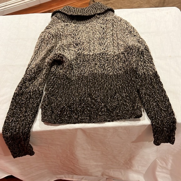 calson women’s knit cardigan collared grey multicolor sweater button down xs - Picture 5 of 5